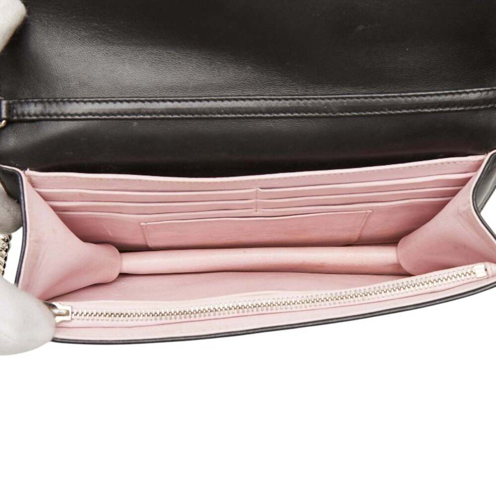 CHRISTIAN DIOR Black Leather Shoulder Bag - Picture 9 of 12
